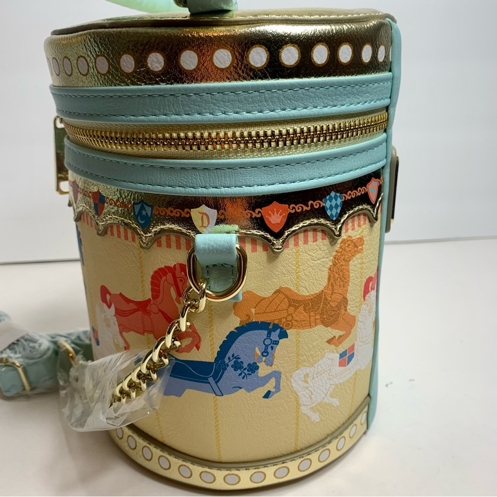 NWT. Disney King Arthur Carousel Loungefly Handbag. - Picture 4 of 15